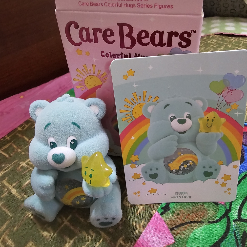Care Bears Wish Bear Plush - Light Blue with Star